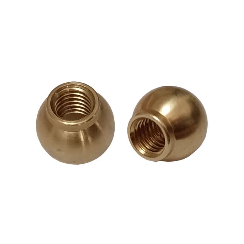 Brass Threaded Ball Knob | CNC Lathe & Milling Machine Upgrade - Thumbnail 2