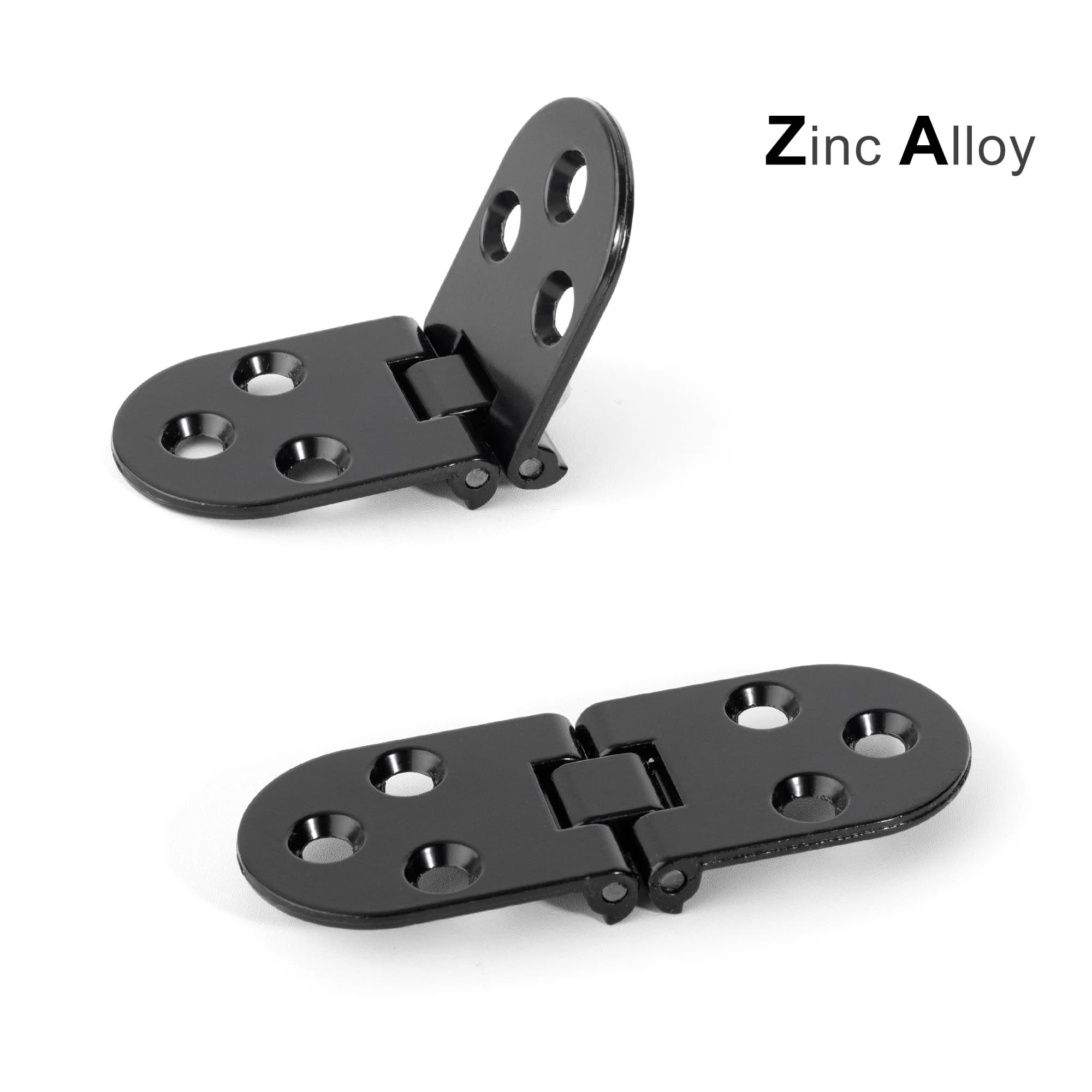180 Degree Foldable Flap Hinges 2pcs | Rounded Corner Design | Folding Table Cabinet Door - Thumbnail 6