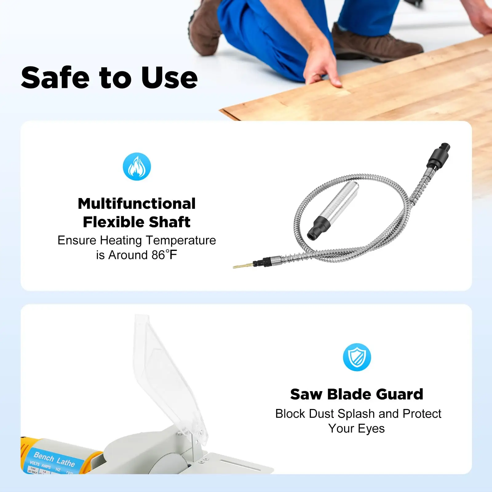 Jewelry Saw & Grinder Kit | Adjustable Bench-Top Tool for Precision Lapidary Work - Thumbnail 5