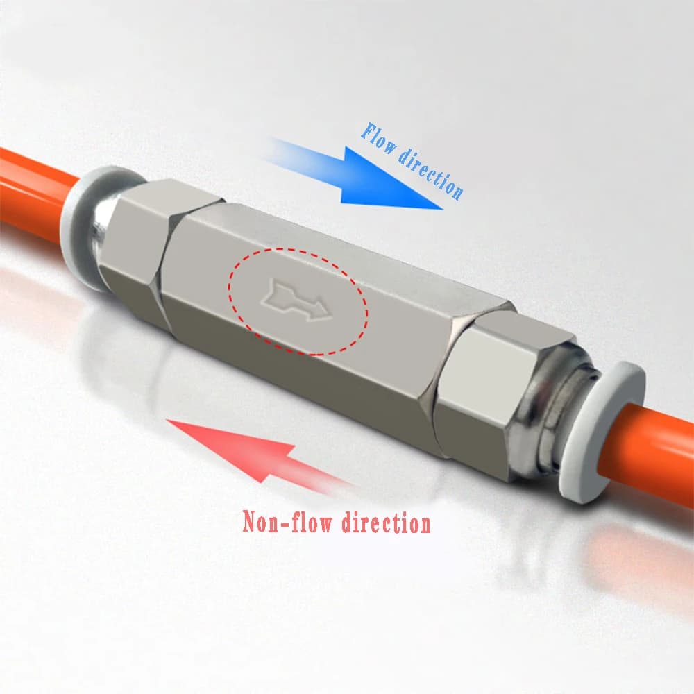 Brass One-Way Check Valve | 1/8 to 3/4 BSP Internal Thread | Pneumatic Air Flow Control - Thumbnail 4