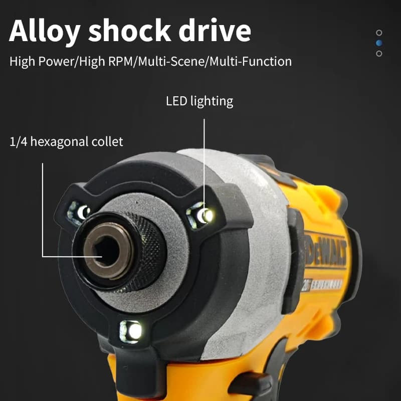DeWalt DCF850 Brushless Impact Driver | High-Torque Performance | Cordless Power Tool - Thumbnail 2