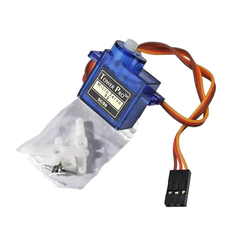 Servo Motor Kit | SG90 9G Digital Servo 180°/360° | DIY RC Car & Robot Arm Projects - Thumbnail 3