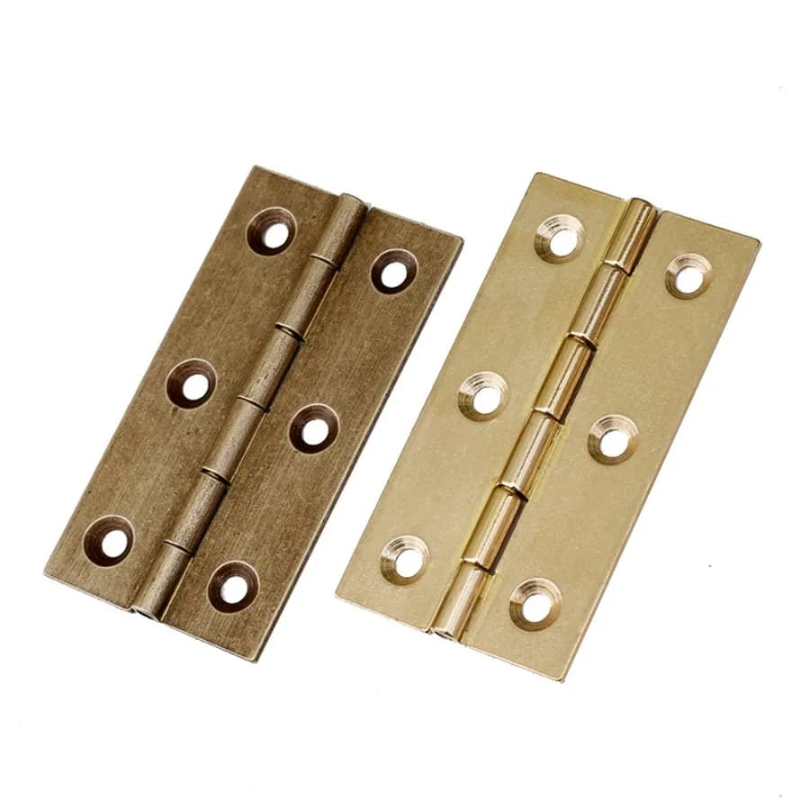 Solid Brass Hinges | 10-Piece Concealed Hardware | Furniture & Cabinet Door Set - Thumbnail 4