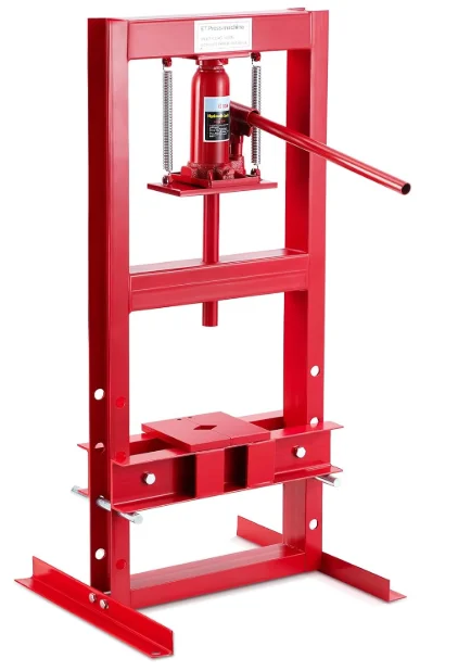 12-Ton H-Frame Hydraulic Shop Press | Heavy-Duty Metalworking & Bearing Service - Thumbnail 3