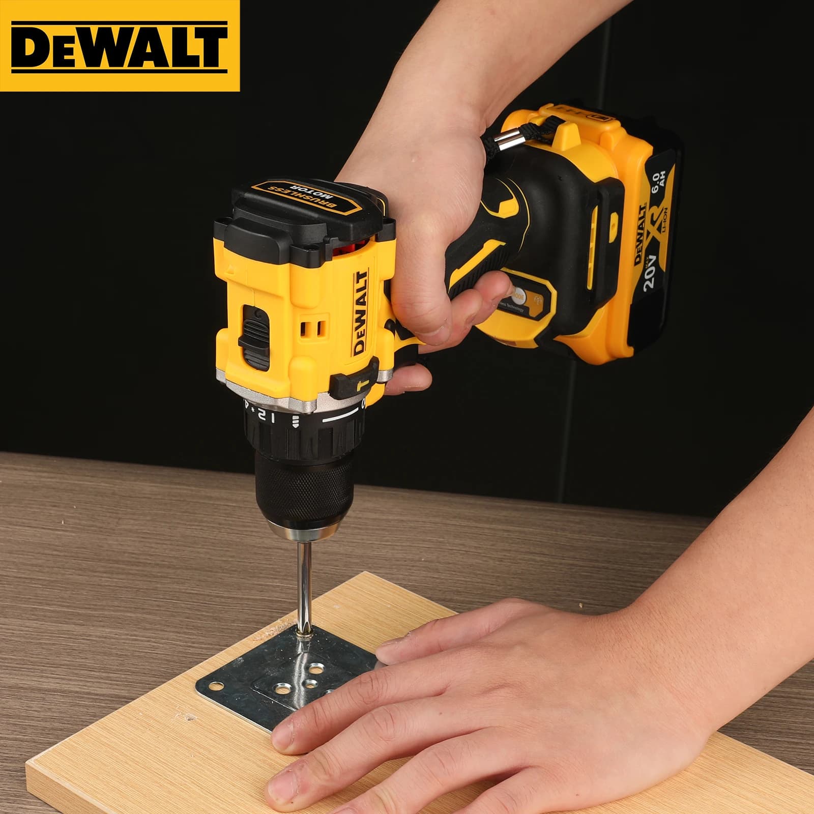 DeWalt DCD805 Brushless Impact Driver | 20V MAX Cordless Drill | Professional-Grade Power Tool - Thumbnail 4