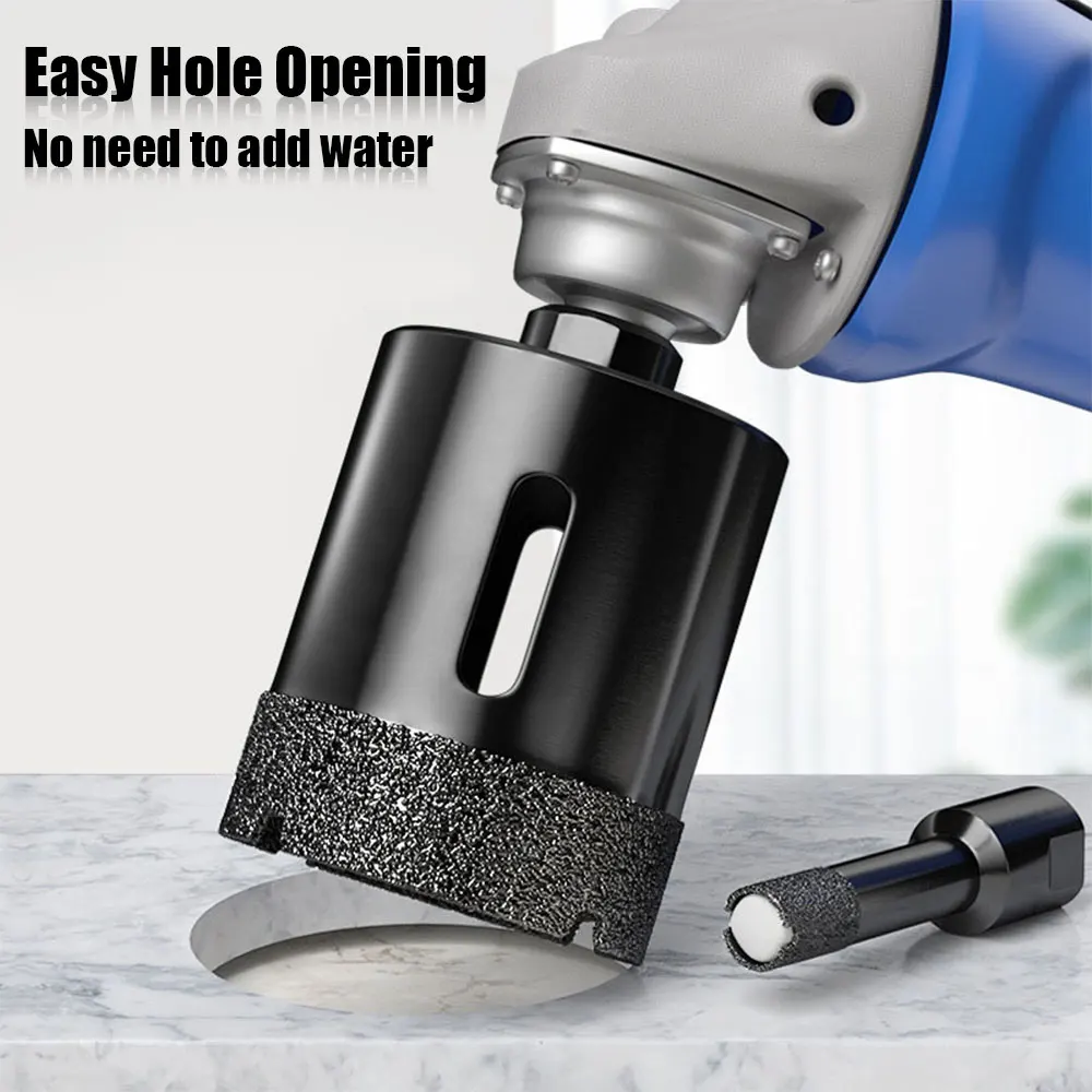 Diamond Drill Bit for Porcelain & Granite | M10 Core Hole Saw | Dry Cutting for Tile & Glass - Thumbnail 5
