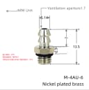 M-4AU-6(4-M6) Copper