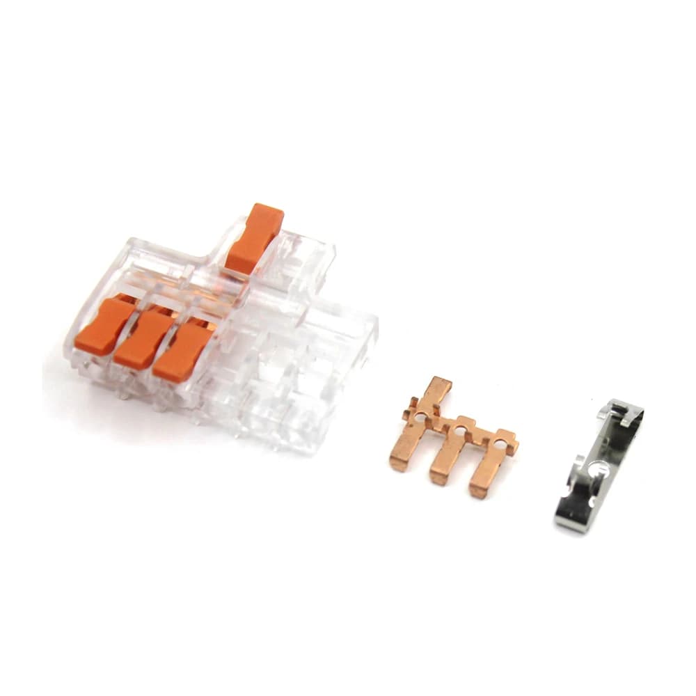 10 to 50 PCS Mini Lever Wire Connectors for fast, secure electrical splicing in compact home or automotive wiring projects.