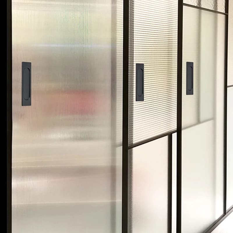 Self-Adhesive Sliding Door Handles | Punch-Free Installation | Glass Window & Kitchen Pulls - Thumbnail 3