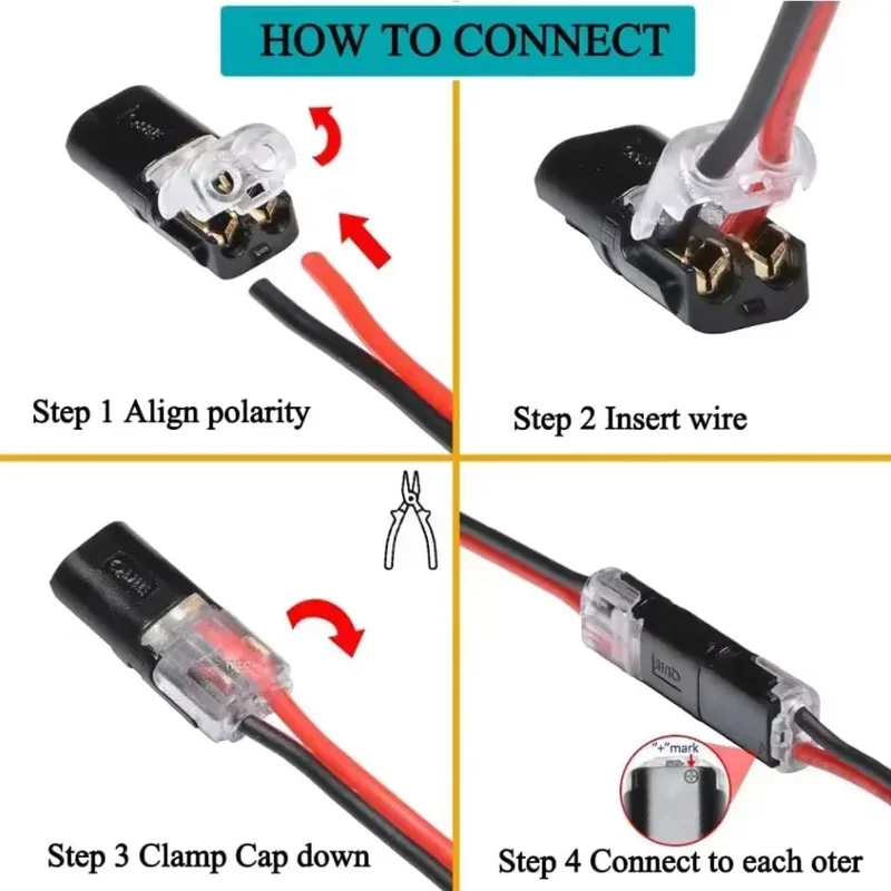 2-Way Waterproof Wire Connectors | Locking Quick-Connect Terminals for Automotive & Marine Use - Thumbnail 4