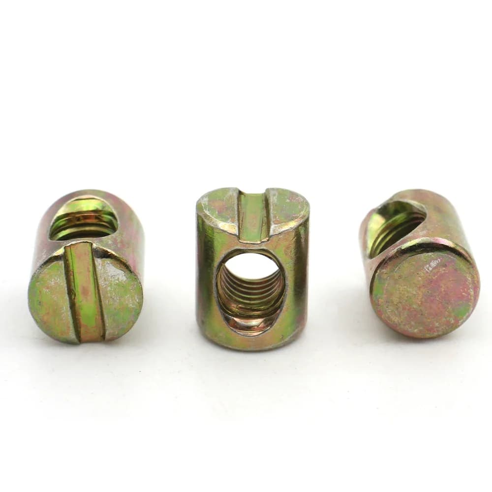 Heavy-Duty Barrel Bolts | 10-50pcs M6 M8 Hammer Embedded Nuts | Bed Frame & Chair Hardware - Thumbnail 3