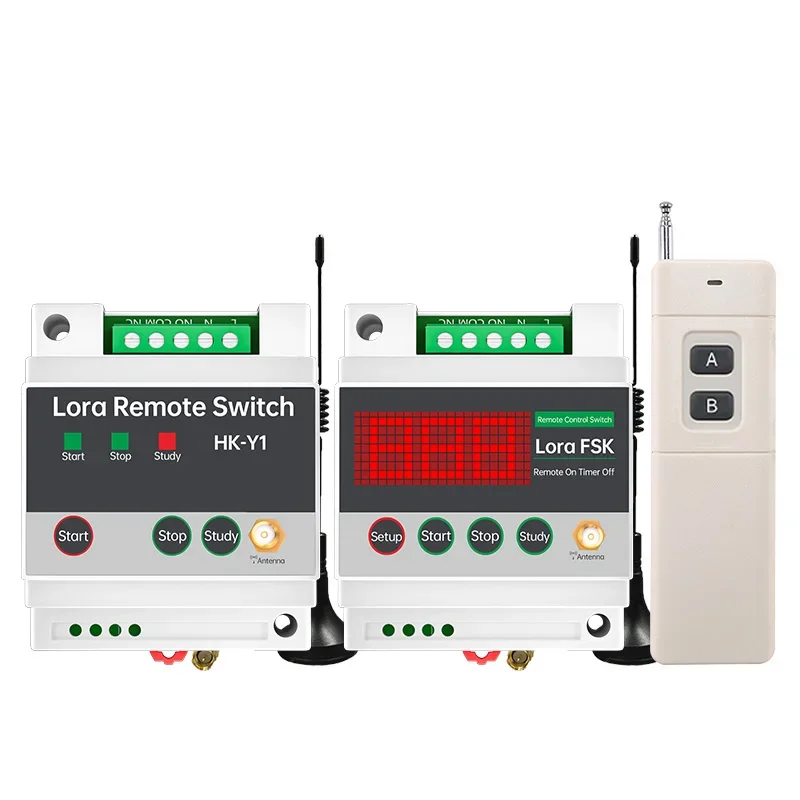 Wireless Pump Remote Switch | 433MHz Long-Range Relay | 12V-380V Universal Control - Thumbnail 7
