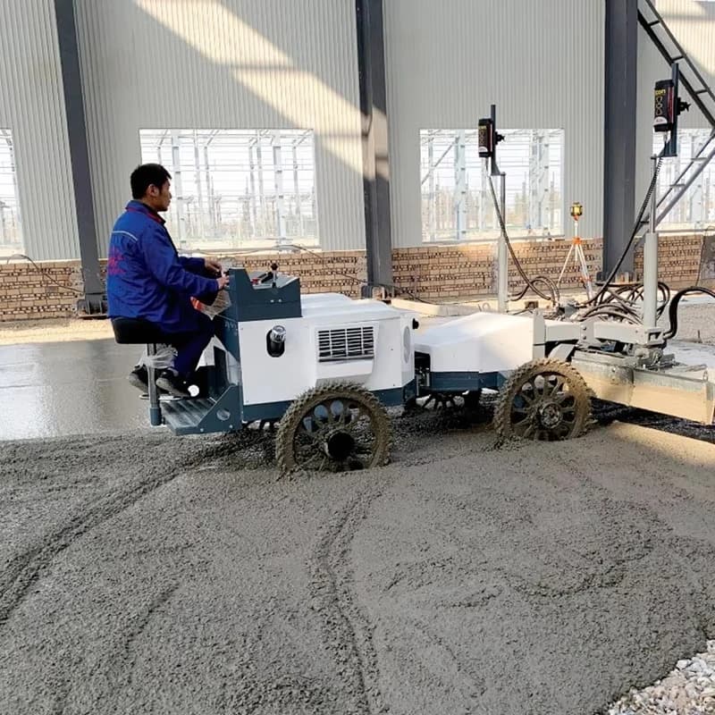 Laser Screed Machine | 4WD Hydraulic Self-Leveling | High-Efficiency Concrete Flooring - Thumbnail 2