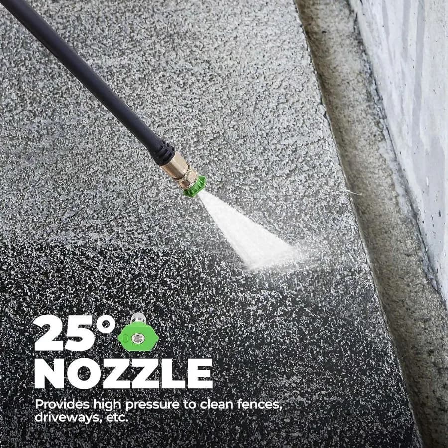 Electric Pressure Washer | 2000 PSI 1.2 GPM with Soap Tank | 5 Quick Connect Nozzles - Thumbnail 6