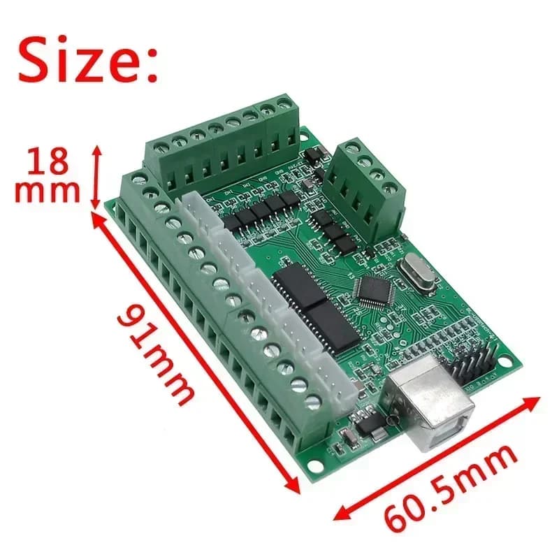 5-Axis CNC Motion Controller | USB Interface for Router & Milling Machines | Mach3 Compatible - Thumbnail 4