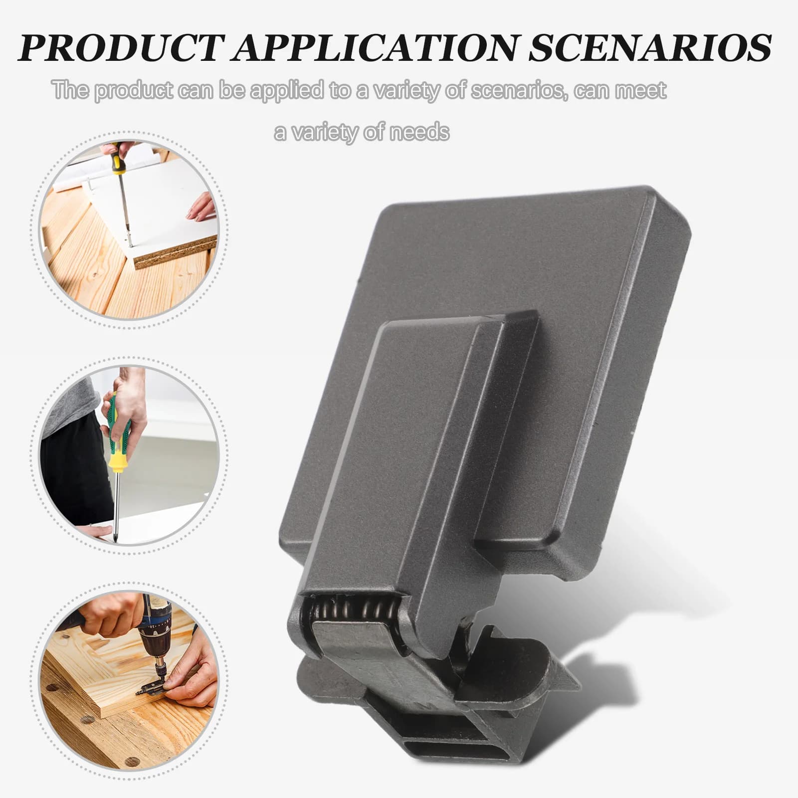 Heavy-Duty Aluminum Frame Hinges | 2-Pc Silent Hydraulic Buffer Set | Ultra Thin Concealed Door Hardware - Thumbnail 5