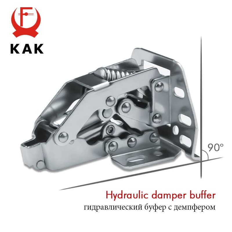 Close Cabinet Hinges | Hydraulic Damper Buffer | Silent Kitchen & Furniture Door Closer - Thumbnail 4