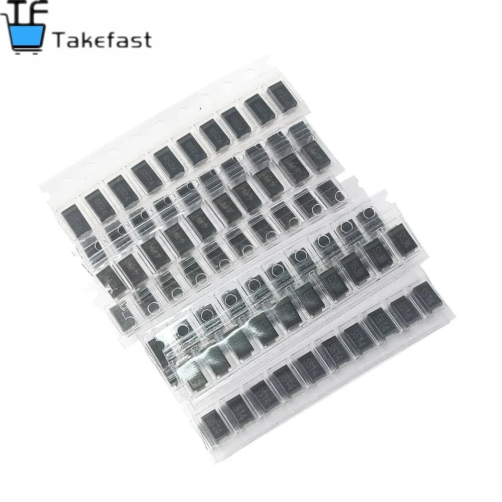 Diode Assortment Kit | 1N4007, SS14, SS16 & More | 9 Essential Values for Electronics Repair - Thumbnail 3