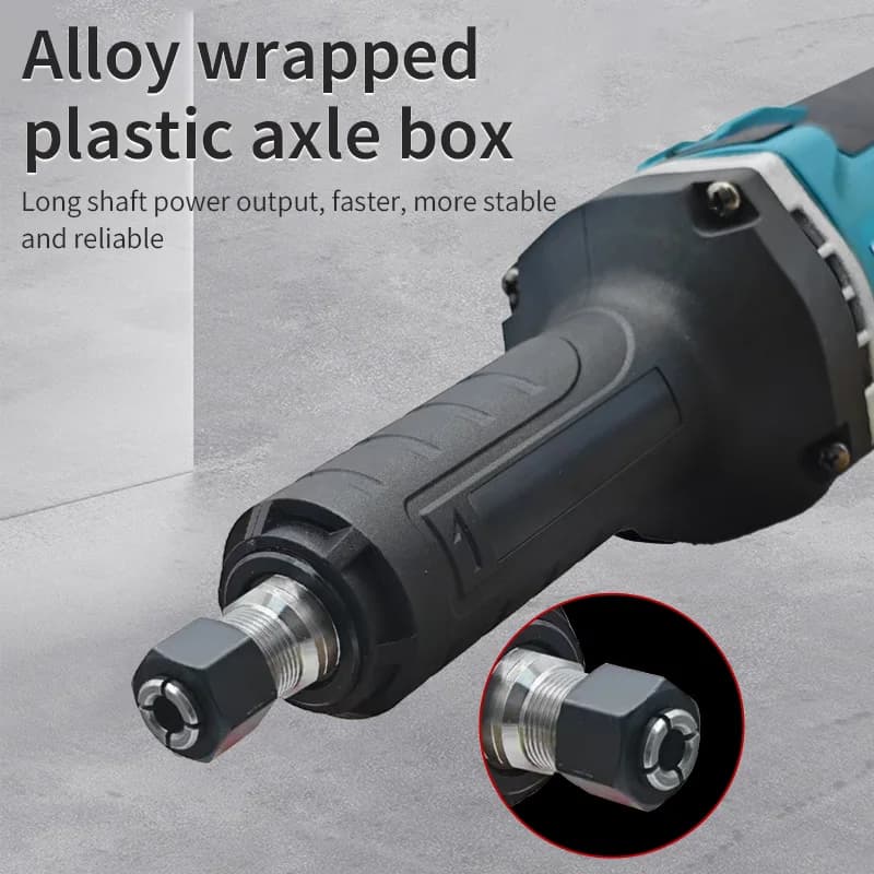 Makita 18V Brushless Die Grinder | 35,000 RPM Variable Speed | 6mm Collet | Professional Rotary Tool - Thumbnail 3