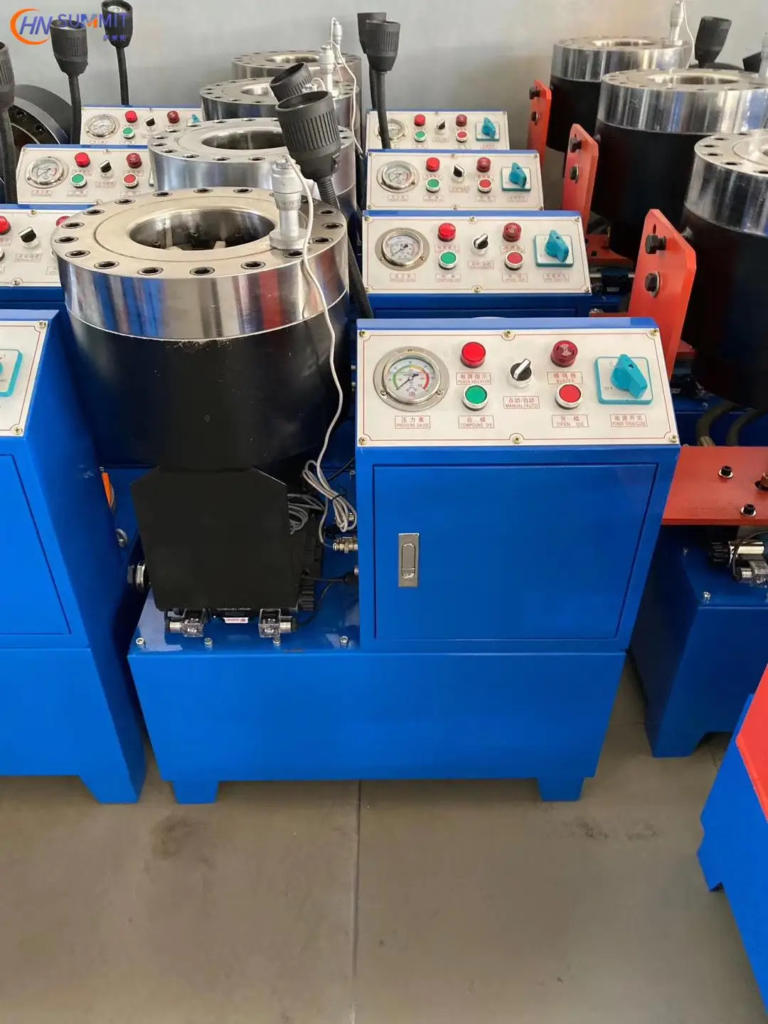 Hydraulic Hose Crimping Machine | P20-P32 Die Range | 1/4 to 2 Industrial Hose Press Tool - Thumbnail 4