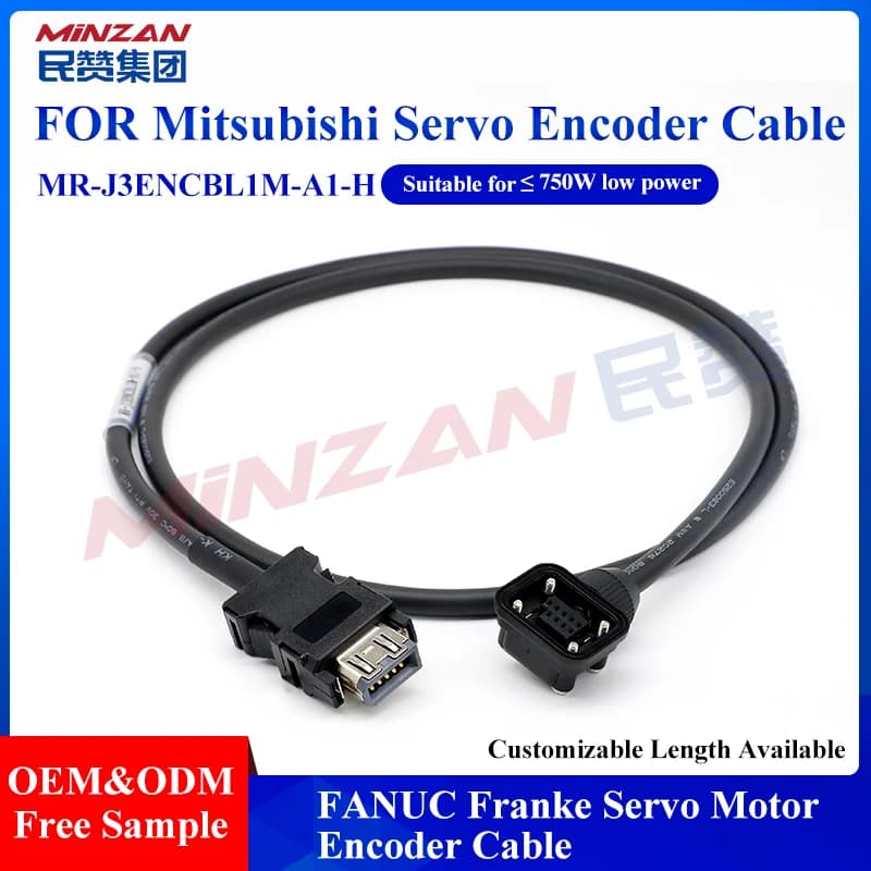 Industrial-Grade Servo Motor Encoder Cable | High-Flex Durable Power & Signal Wire for Mitsubishi J3/J4/JE - Thumbnail 3
