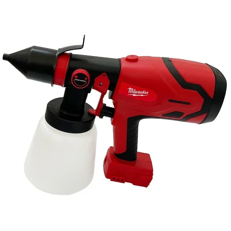 Cordless Electric Spray Gun | 800ML Milwaukee Paint Sprayer | Furniture & Auto Coating - Thumbnail 6