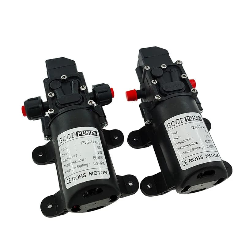 Pressure 12V Auto Water Pump | 0.9MPA & Self-Priming | Professional Grade Diaphragm Pump - Thumbnail 6