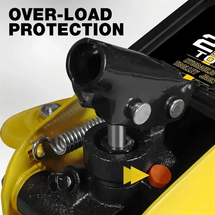 2.5 Ton Low-Profile Floor Jack | 5500 lb Capacity | Heavy-Duty Hydraulic Lift with Storage Case - Thumbnail 6
