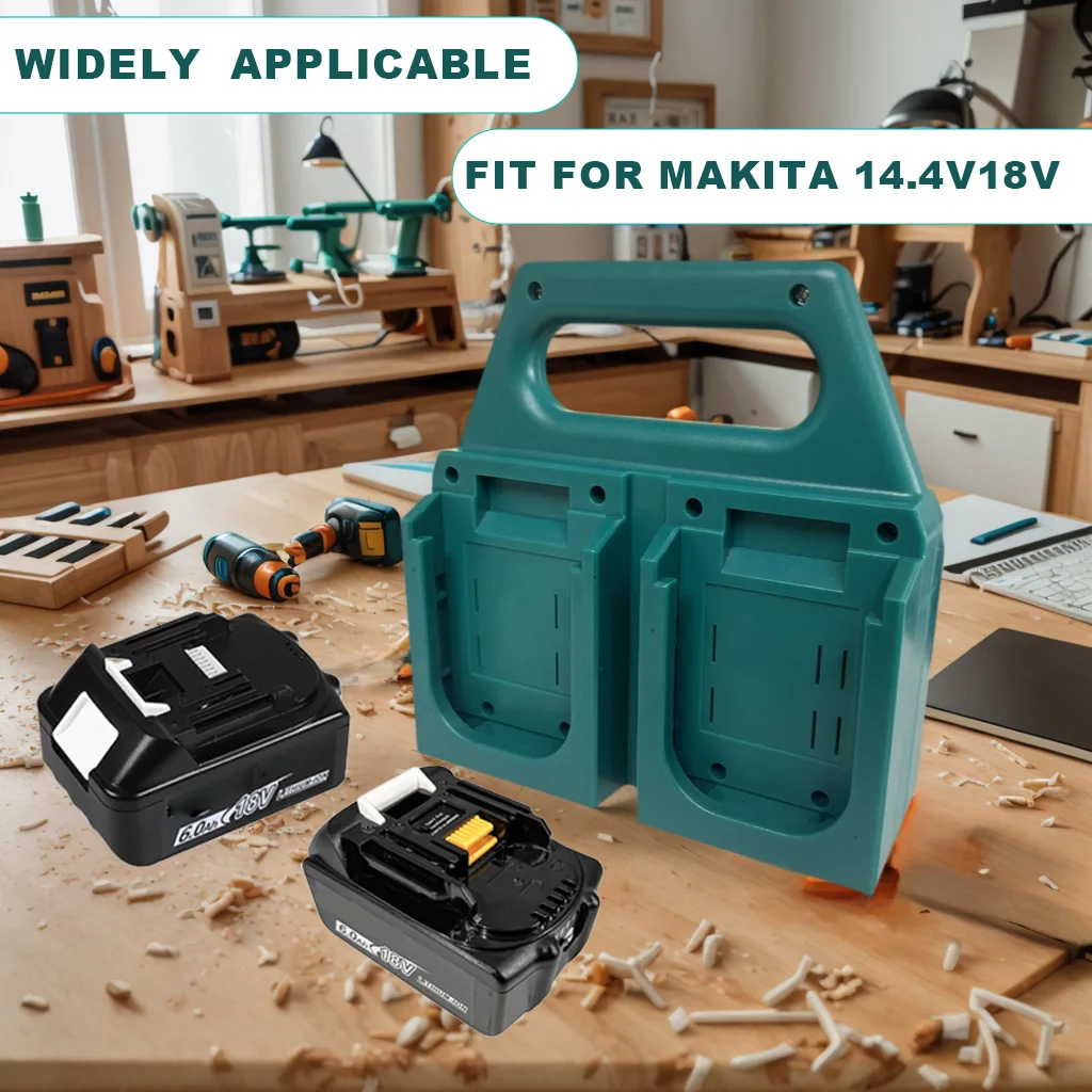 Tool Holder Dock Mount Storage Rack For Makita/Bosch 18V Fixing Devices Tool Holder Machine Drill Storage Bracket Stand Slots - Thumbnail 3