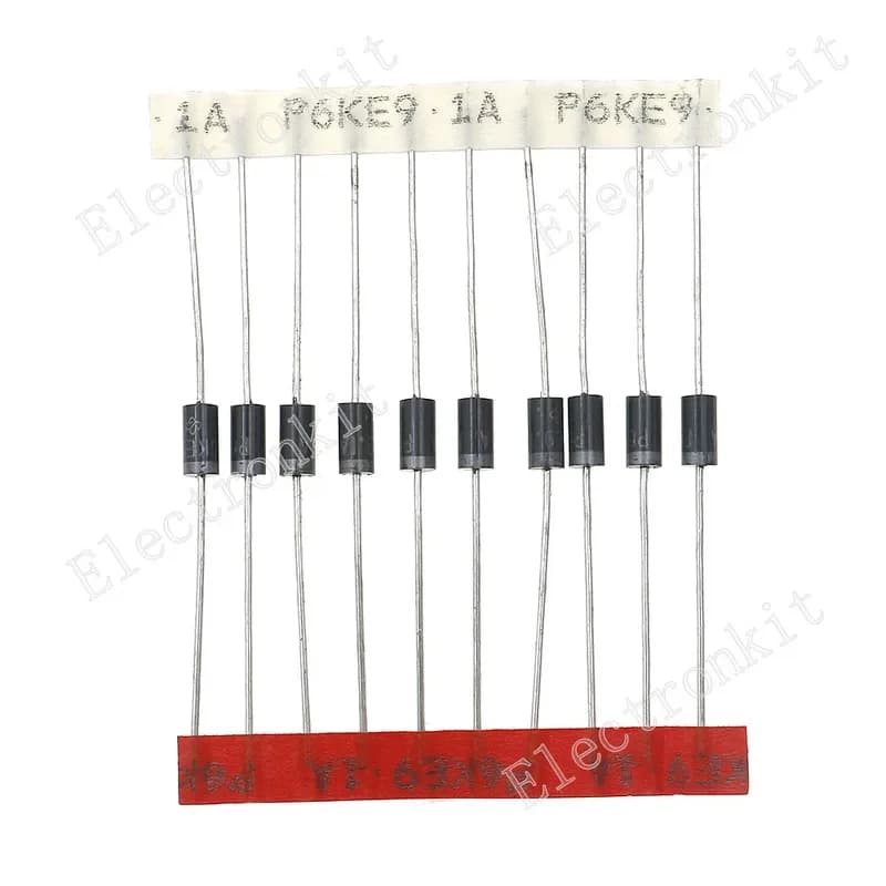 TVS Diode Assortment Kit | 21 Values, 210 Pieces | P6KE Series for Circuit Protection - Thumbnail 5