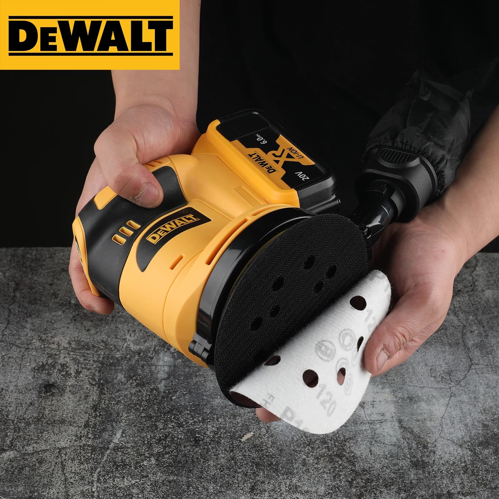 DeWalt Cordless Polisher | XR Lithium-Ion | 3-Speed Adjustable | Lightweight & Ergonomic - Thumbnail 2
