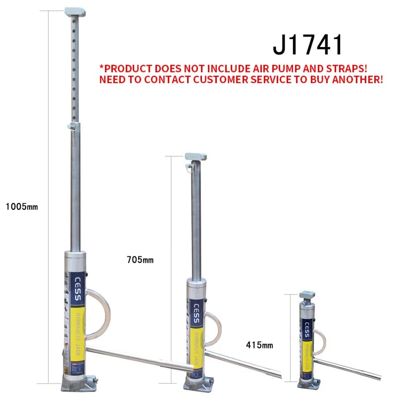 Off-Road Recovery Jack | 3-Ton Hydraulic Lift | Portable Tire Change & Vehicle Rescue Tool - Thumbnail 2