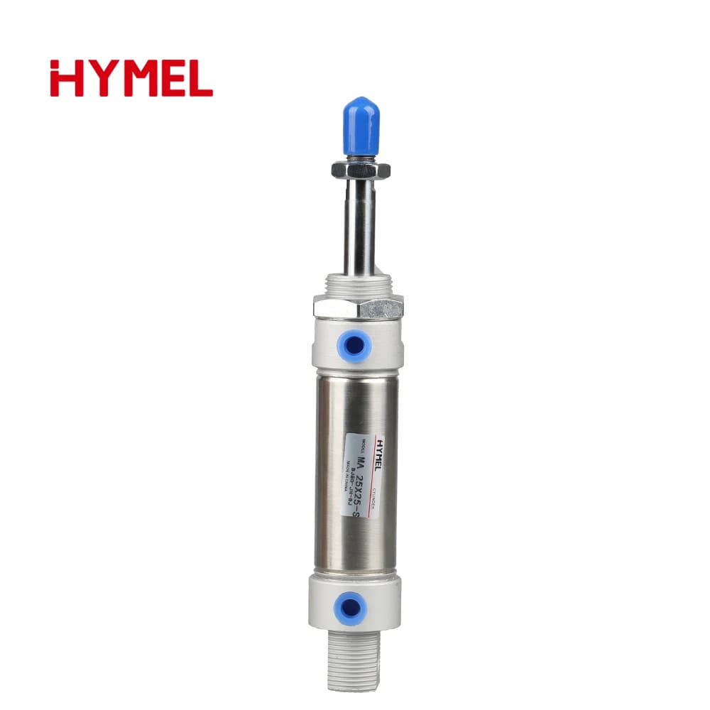 MA Series Pneumatic Cylinder | Double-Action with Magnet | 16-40mm Bore, 25-175mm Stroke - Thumbnail 2