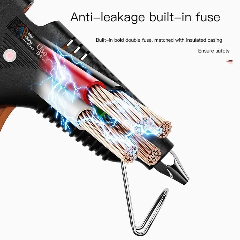 70W Hot Glue Gun Kit | Fast-Heating Precision Tool for Home Repairs & Crafts - Thumbnail 3