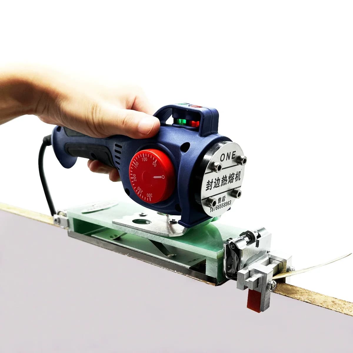 Edge Banding Machine | Adjustable Temperature Control | Manual PVC & Wood Veneer Bander - Thumbnail 2