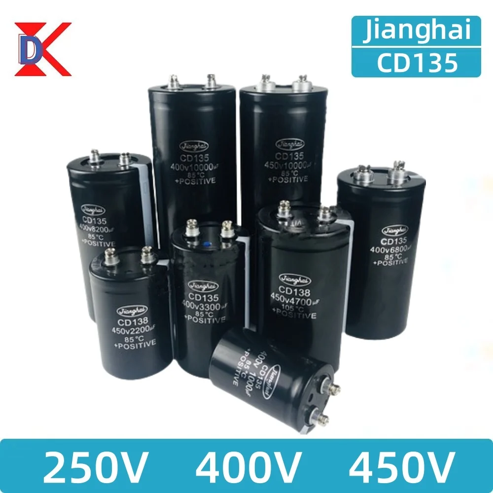 High-Performance Electrolytic Capacitor | 250V-450V | 1000-4700µF | Inverter & Power Supply Grade - Thumbnail 2
