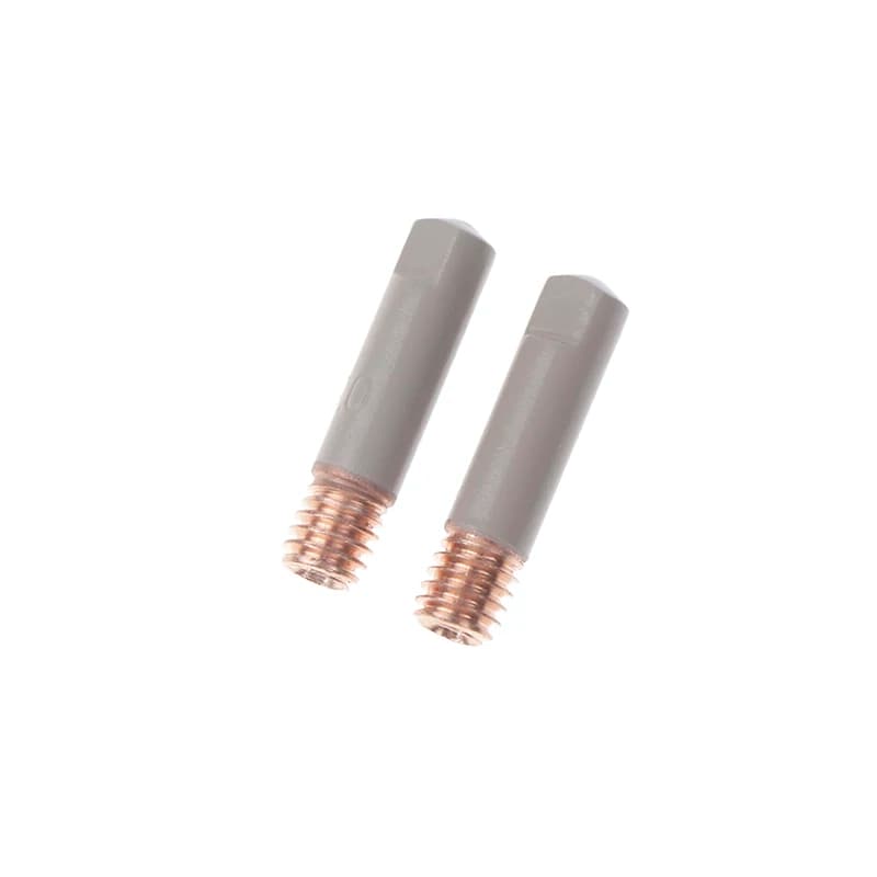 MIG Welding Contact Tips & Nozzle Kit | 0.8mm & 1.0mm | 25mm M6 | Anti-Spatter Coating - Thumbnail 3