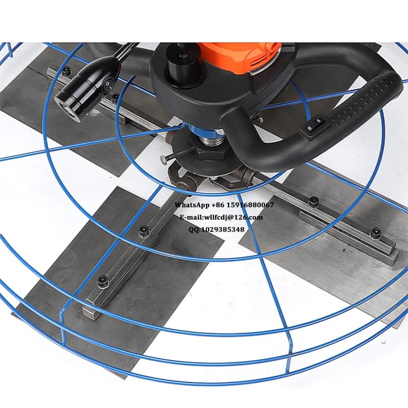 Cement trowel concrete floor electric sander pavement blade finisher floor trowel calender copper motor - Thumbnail 3