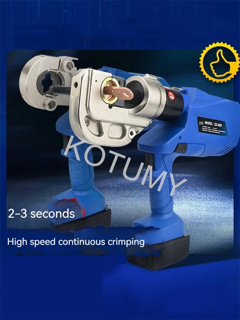 Hydraulic Cable Crimping Tool | 240mm² Capacity | Electric-Powered Terminal Crimper - Thumbnail 2