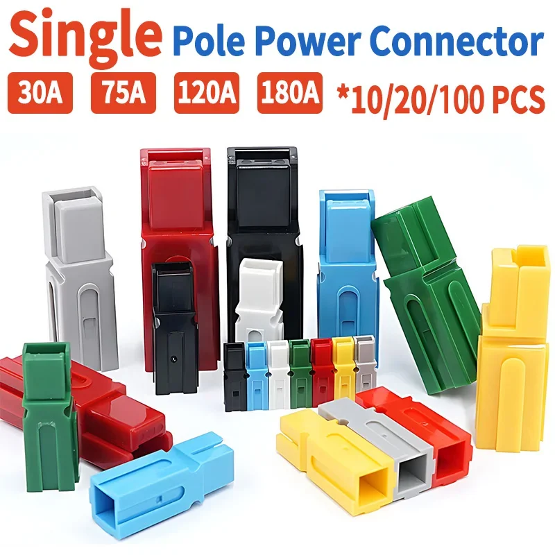 High-Current Anderson Power Connectors | 30A-180A DC | 600V Rated | Quick-Disconnect Battery Plug - Thumbnail 6