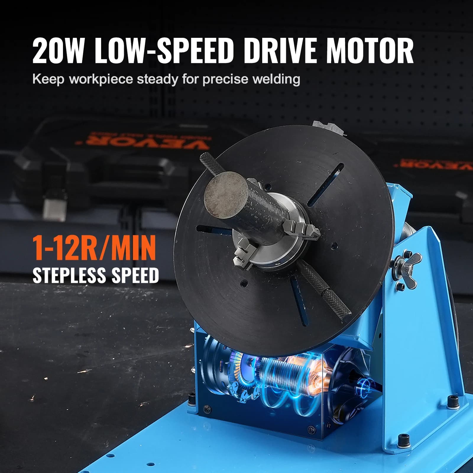 10KG Welding Positioner Turntable | Precision Rotary Table for Welding & Assembly - Thumbnail 5