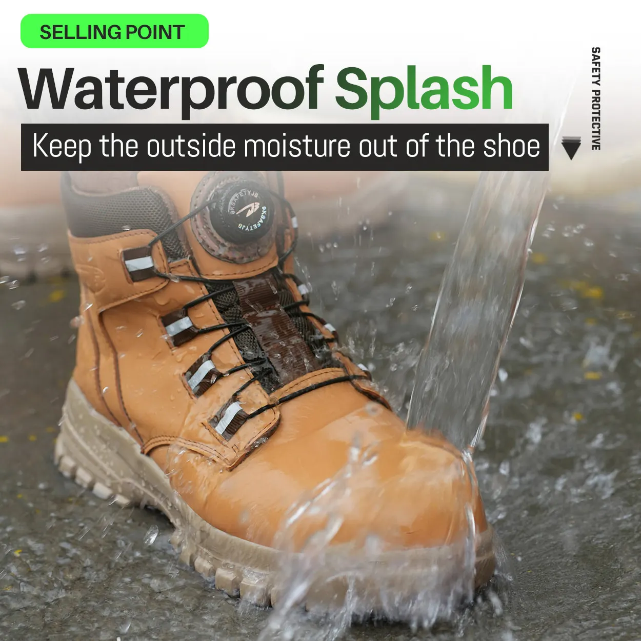 Steel Toe Boots | Anti-Smash & Stab-Resistant | Men's Heavy-Duty Work & Biker Boots - Thumbnail 5