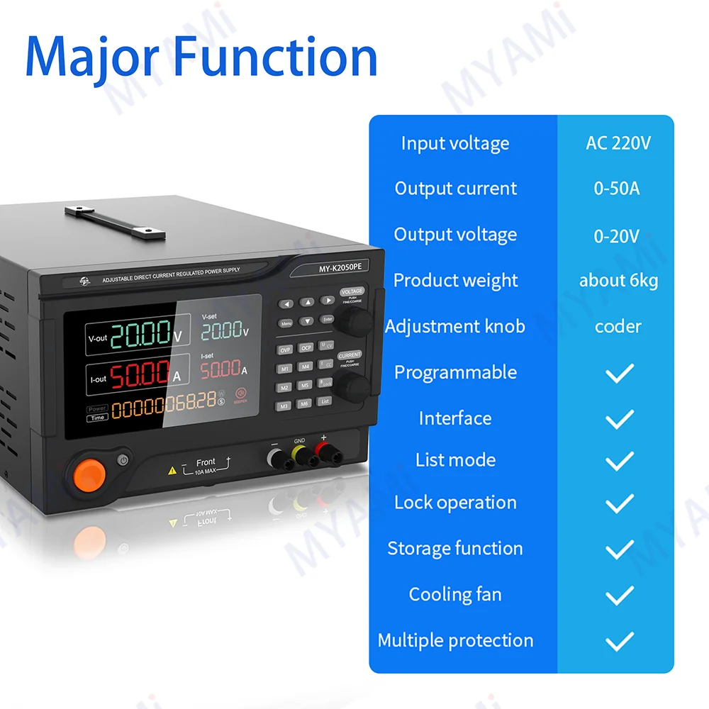 Programmable DC Power Supply | 15V-800V Adjustable Voltage | Laboratory & Bench Use - Thumbnail 4