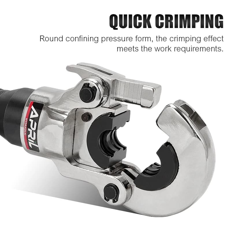 PEX & Aluminum Pipe Crimping Tool | CW-1632 Hydraulic Press | For Radiant Heating & Plumbing - Thumbnail 2