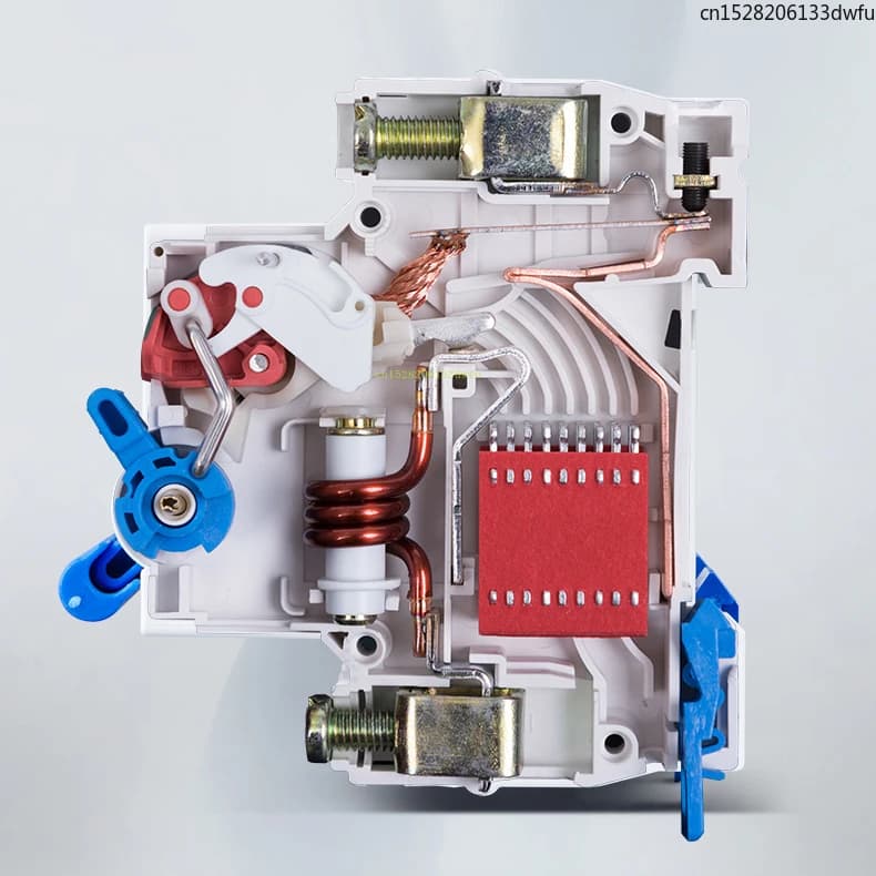 DIN Rail Miniature Circuit Breaker | 1-63A Capacity | 230V AC Household Protection - Thumbnail 3