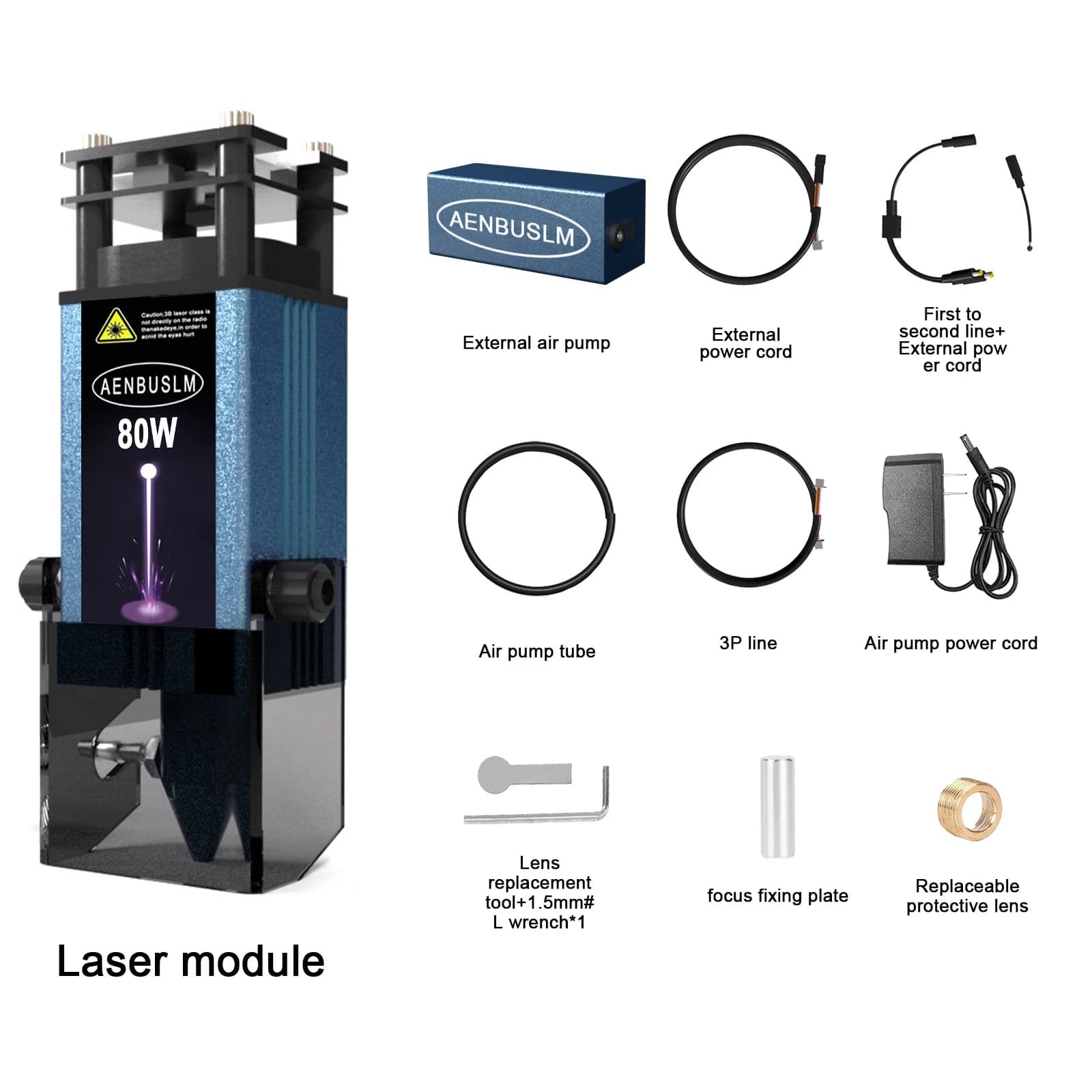 40W Laser Engraving Head | 450nm Module for CNC Router & 3D Printer | 12V/24V Precision Cutting Tool - Thumbnail 7
