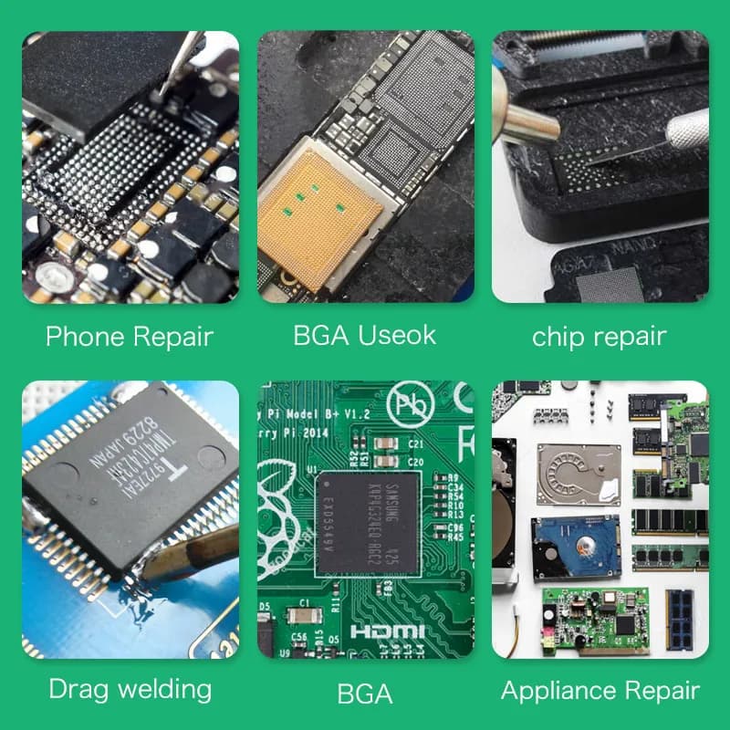 Flux 100% Original KELLYSHUN PCB Soldering Flux 10ml Needle Tube Welding Flux No-Clean Soldering Paste NC 559 558 652 Solder - Thumbnail 6