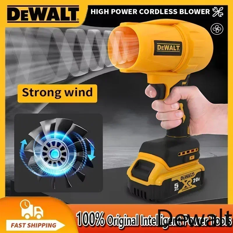 Dewalt 30000RPM  Air Blower Cordless Turbo Fan Handheld Violent Fan Dryer 20V Rechargeable Dust Blowing Tool - Thumbnail 2