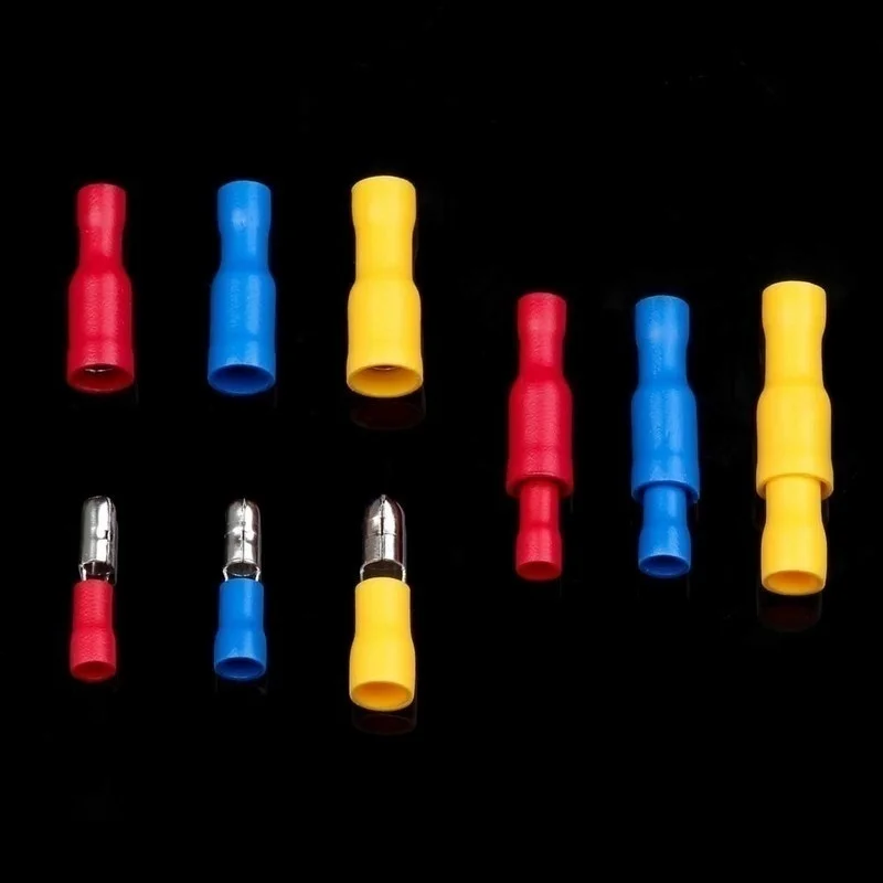 Electrical Terminal Kit | 280-Piece Insulated Crimp Connector Set | Spade, Ring & Fork Assortment - Thumbnail 2