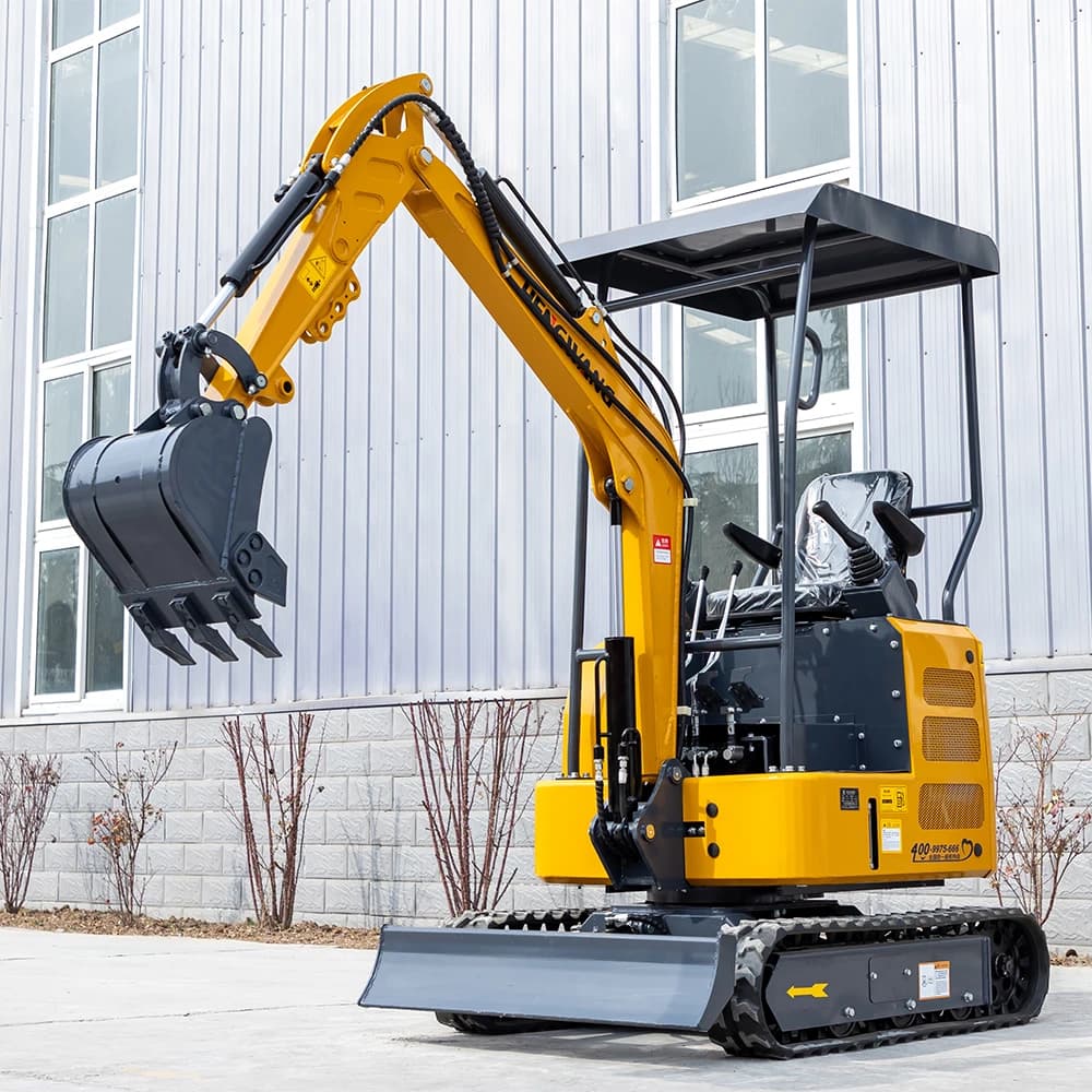 1.7-Ton Mini Excavator | Kubota Diesel Engine | Compact Hydraulic Digger for Farm & Landscaping - Thumbnail 5